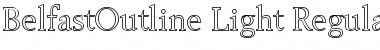 BelfastOutline-Light Regular Font
