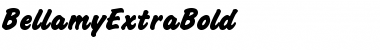BellamyExtraBold Regular Font
