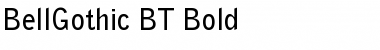 BellGothic BT Bold Font