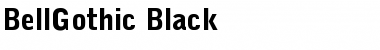 Download BellGothic-Black Font