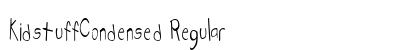 KidstuffCondensed Regular font free download