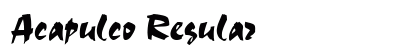 Acapulco Regular font free download