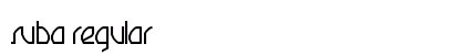 .Ruba Regular Font Preview