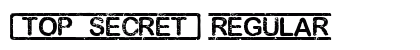 [TOP_SECRET] Regular Font Preview