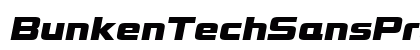 BunkenTechSansProWide-HeavyIt &amp; font free download
