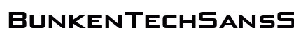 BunkenTechSansSCWide-Bold &amp; font free download