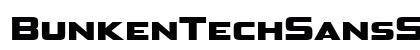 BunkenTechSansSCWide-Heavy &amp; font free download