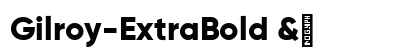 Gilroy-ExtraBold &
preview