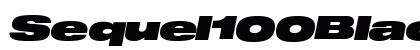Sequel100Black-106 & Font Preview