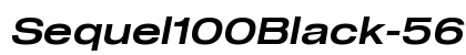 Sequel100Black-56 & Font Preview