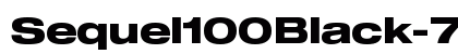 Sequel100Black-75 & Font Preview