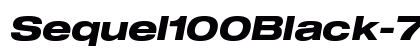 Sequel100Black-76 &amp; font free download