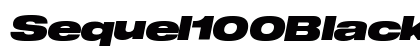 Sequel100Black-96 & Font Preview