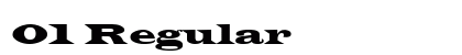 01 Regular font free download