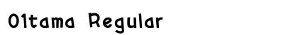 01tama Regular font free download