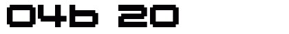 04b 20 font free download