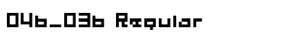 04b_03b Regular font free download