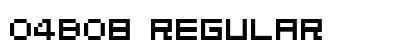 04b08 Regular font free download
