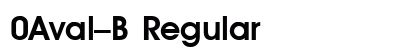 0Aval-B Regular font free download