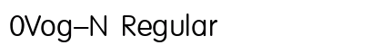 0Vog-N Regular font free download
