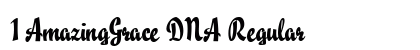 1 AmazingGrace DNA Regular font free download