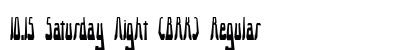 10.15 Saturday Night (BRK) Regular Font Preview
