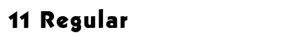 11 Regular font free download