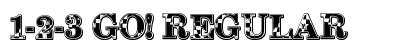 1-2-3 GO! Regular font free download