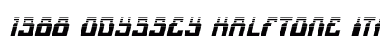 1968 Odyssey Halftone Italic Italic preview