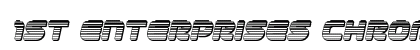 1st Enterprises Chrome Italic Italic font free download