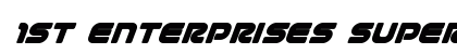 1st Enterprises Super-Italic Italic preview