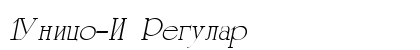 1Unico-I Regular font free download