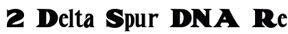 2 Delta Spur DNA Regular font free download