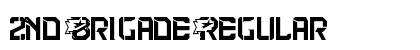 2nd Brigade Regular font free download