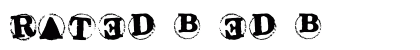rated b ed b font free download