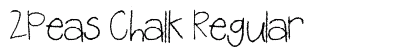 2Peas Chalk Regular font free download