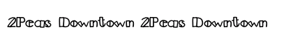 2Peas Downtown 2Peas Downtown Font Preview