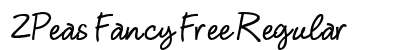 2Peas Fancy Free Regular font free download