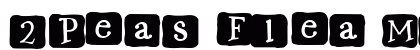 2Peas Flea Market Block Irreg Regular font free download
