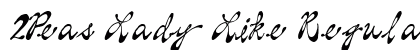 2Peas Lady Like Regular font free download