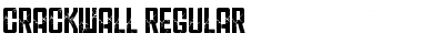 CRACK WALL Regular Font