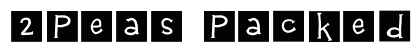 2Peas Packed in a Suitcase 2Peas Packed in a Suitcase font free download