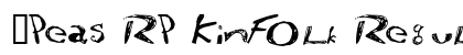 2Peas RP KinFolk Regular font free download