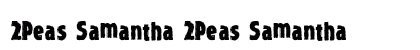 2Peas Samantha 2Peas Samantha font free download