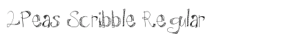 2Peas Scribble Regular font free download