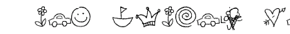 2Peas Sidewalk Chalk Regular Font Preview