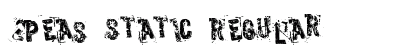 2Peas Static Regular font free download