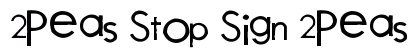 2Peas Stop Sign 2Peas Stop Sign preview