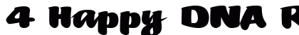 4 Happy DNA Regular font free download