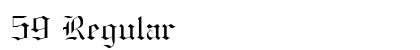 59 Regular font free download
